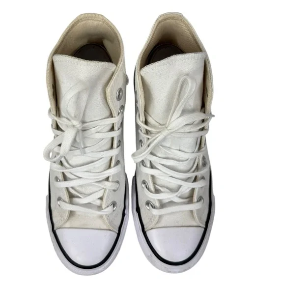 Converse Kids Chuck Taylor All Star Lift Platform Canvas High-Top Sneakers - Picture 3 of 15